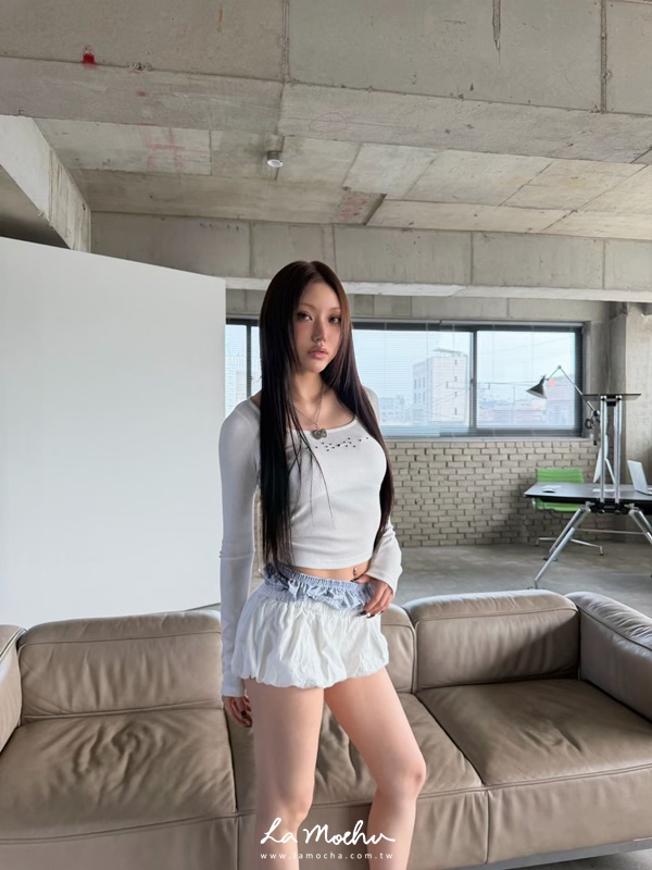 腰拼接棉質小短褲(闆娘清單)